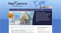 Desktop Screenshot of magresource.com